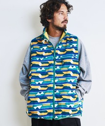 COMMONWARE:OUTDOOR FLEESE STAND VEST/フリース リバーシブル スタンドベスト