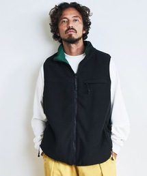 COMMON WARE | COMMONWARE:OUTDOOR FLEESE STAND VEST/フリース リバーシブル スタンドベスト(ベスト)