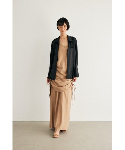 M_（エムアンダーバー）の「【M_】TIGHT LONG スカート（スカート・レディース・ベージュ/ブラック/ピンク・1/2）」の11枚目の写真