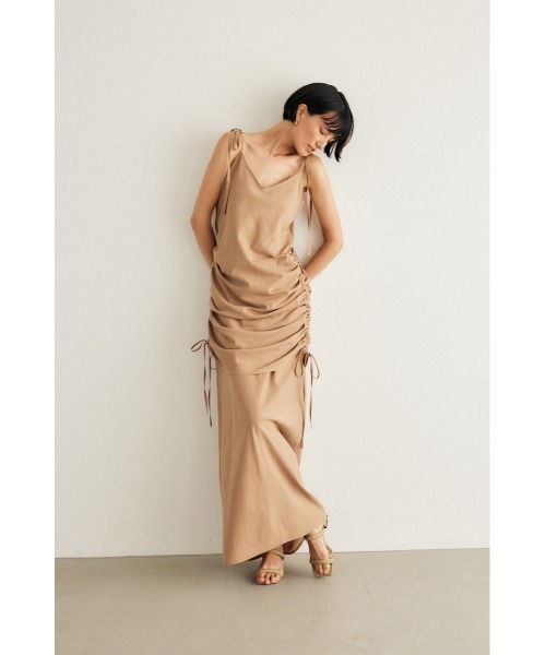 M_（エムアンダーバー）の「【M_】TIGHT LONG スカート（スカート・レディース・ベージュ/ブラック/ピンク・1/2）」の14枚目の写真