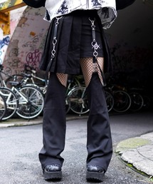refrem レフレム レッグカバー付き レイヤード デニム ショーパン REFLEM/レフレム』レッグカバー付きレイヤードデニムショーパン