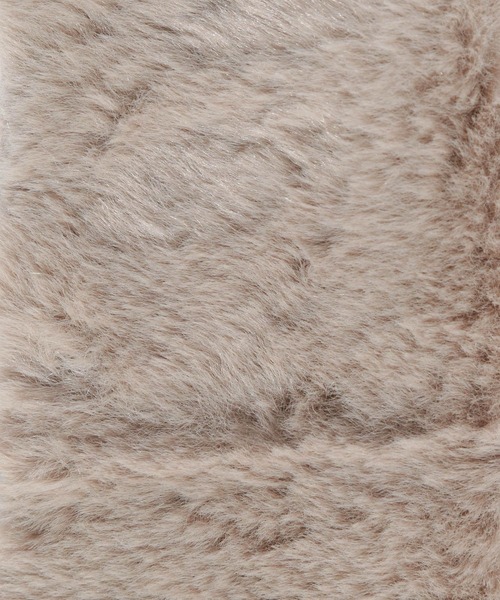 repipi armario（レピピ アルマリオ）の「モコモコファーフーディー（その他アウター・キッズ・オリーブ/ピンク/モカ/ナチュラル・SMALL/MEDIUM/LARGE）」の8枚目の写真