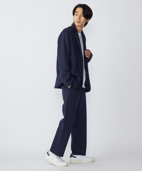 SHIPS【新品】〈手洗い可能〉ストレッチ　ポンチ セットアップ SHIPS（シップス）の「*SHIPS: 〈手洗い可能〉 ストレッチ ポンチ