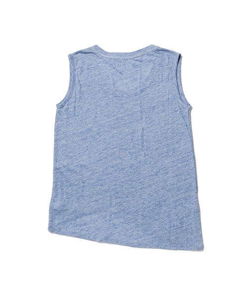 Demi-Luxe BEAMS(デミルクス ビームス)の「ALTERNATIVE / リネン アシンメトリー キャップスリーブ(Tシャツ/カットソー・レディース・グレー/ブルー・SMALL/MEDIUM)」の14枚目の写真