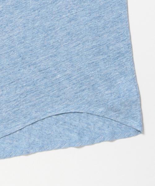 Demi-Luxe BEAMS(デミルクス ビームス)の「ALTERNATIVE / リネン アシンメトリー キャップスリーブ(Tシャツ/カットソー・レディース・グレー/ブルー・SMALL/MEDIUM)」の20枚目の写真