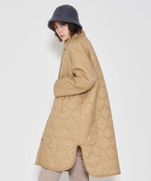 【WOMEN】ロングキルトリバーシブルコート