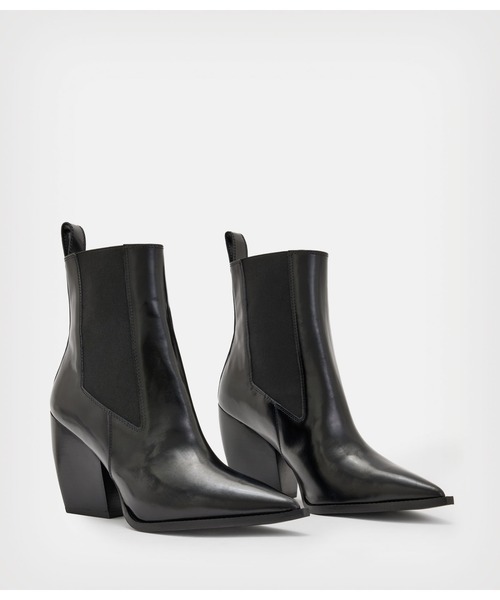 ALLSAINTS（オールセインツ）の「RIA LEATHER BOOTS | RIA レザー ブーツ（ブーツ・レディース・ブラック・UK4/UK5）」の4枚目の写真