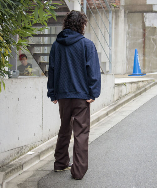 GLOSTER（グロスター）の「【GLOSTER/グロスター】キルティングパーカー フーディー ZIPパーカー（パーカー・メンズ・ブラック/グレー/ネイビー・S/M/L）」の14枚目の写真