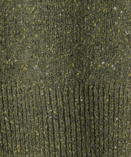 yuw（ユウ）の「ネップＶネックプルオーバー　164166（ニット/セーター・レディース・チャコールグレー/ベージュ/カーキ・FREE）」の15枚目の写真