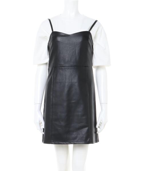 INGNI(イング)の「ミニキャミジャンスカ(ジャンパースカート・レディース・その他1/ブラック・M)」の3枚目の写真