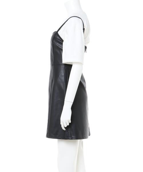 INGNI(イング)の「ミニキャミジャンスカ(ジャンパースカート・レディース・その他1/ブラック・M)」の4枚目の写真