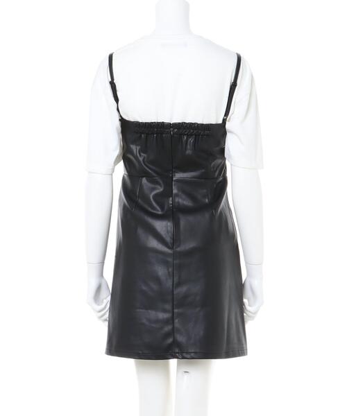 INGNI(イング)の「ミニキャミジャンスカ(ジャンパースカート・レディース・その他1/ブラック・M)」の5枚目の写真