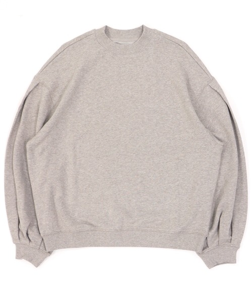 GIORDANO（ジョルダーノ）の「[ GIORDANO ]モックネック裏毛スウェット（スウェット・レディース・ホワイト/カーキ・MEDIUM/LARGE）」の14枚目の写真