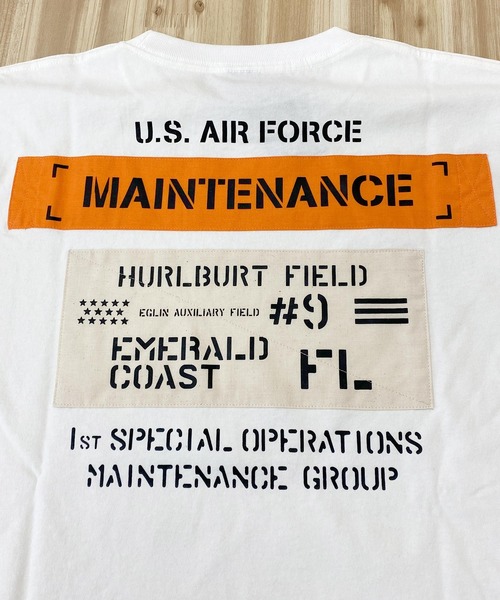 AVIREX（アヴィレックス）の「Maintenance patch ロングTシャツ（Tシャツ/カットソー・メンズ・ブラック/ホワイト・M/L/XL/XXL）」の11枚目の写真