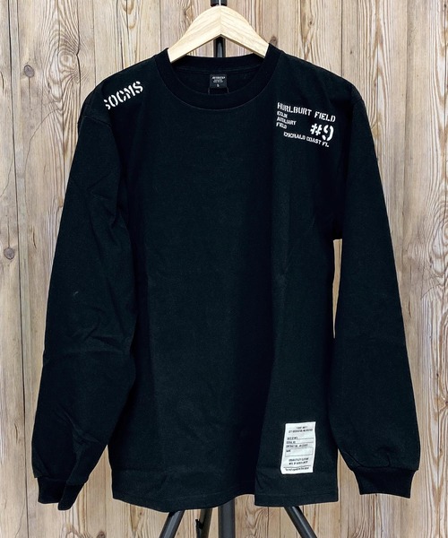 AVIREX（アヴィレックス）の「Maintenance patch ロングTシャツ（Tシャツ/カットソー・メンズ・ブラック/ホワイト・M/L/XL/XXL）」の3枚目の写真