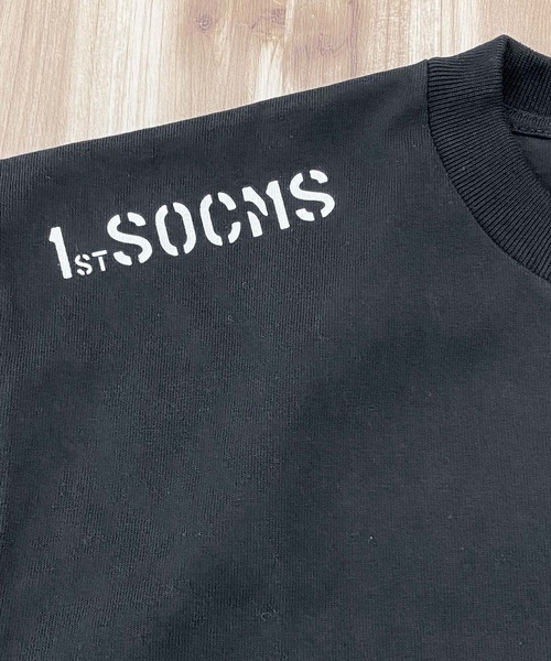 AVIREX（アヴィレックス）の「Maintenance patch ロングTシャツ（Tシャツ/カットソー・メンズ・ブラック/ホワイト・M/L/XL/XXL）」の5枚目の写真