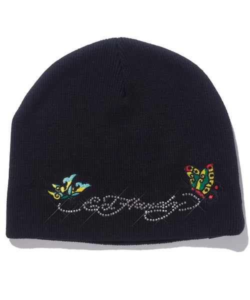 XLARGE(エクストララージ)の「XLARGE×EDHARDY SINGLE BEANIE(キャップ・メンズ・ホワイト/ブラック・ONE SIZE)」の5枚目の写真