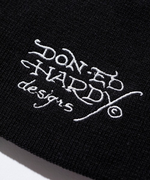 XLARGE(エクストララージ)の「XLARGE×EDHARDY SINGLE BEANIE(キャップ・メンズ・ホワイト/ブラック・ONE SIZE)」の8枚目の写真