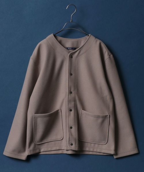 ANPAS(アンパス)の「Tech Wool Cardigan/テックウール ルーズカーディガン(カーディガン/ボレロ・メンズ・ブルー/ブラック/チャコールグレー/サンドベージュ・LL/M/L)」の4枚目の写真