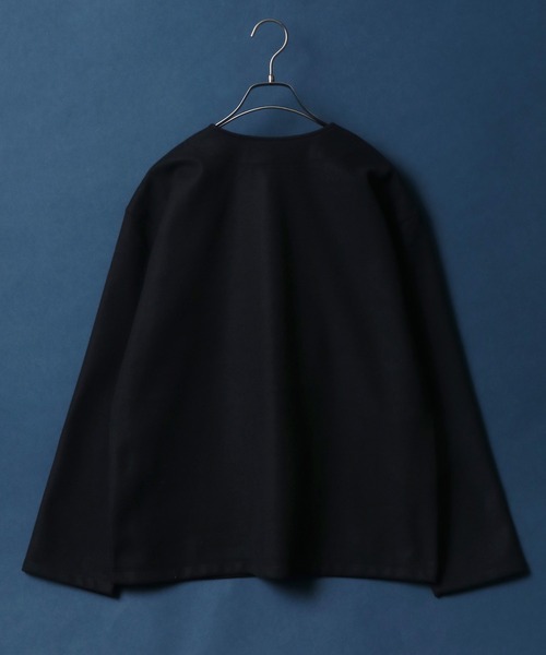 ANPAS(アンパス)の「Tech Wool Cardigan/テックウール ルーズカーディガン(カーディガン/ボレロ・メンズ・ブルー/ブラック/チャコールグレー/サンドベージュ・LL/M/L)」の14枚目の写真