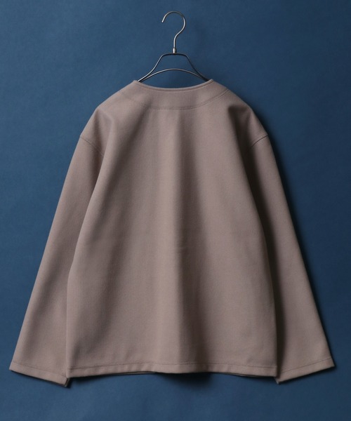ANPAS(アンパス)の「Tech Wool Cardigan/テックウール ルーズカーディガン(カーディガン/ボレロ・メンズ・ブルー/ブラック/チャコールグレー/サンドベージュ・LL/M/L)」の15枚目の写真