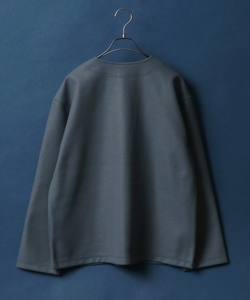 ANPAS(アンパス)の「Tech Wool Cardigan/テックウール ルーズカーディガン(カーディガン/ボレロ・メンズ・ブルー/ブラック/チャコールグレー/サンドベージュ・LL/M/L)」の16枚目の写真