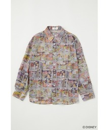 Disney SERIES CREATED by MOUSSY（ディズニーシリーズクリエイテッドバイマウジー）の「MD VTG COMIC SHEER シャツ / ALICE（シャツ/ブラウス）」