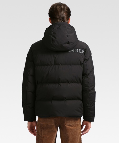 トミーヒルフィガー ブラック ダウンジャケット xs トミー ヒルフィガー TOMMY HILFIGER ボクシーダウンジャケット