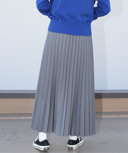 THE SHINZONE(ザ シンゾーン)の「THE SHINZONE/シンゾーン プリーツスカート PLEATS SKIRT 23SMSSK02(スカート・レディース・グレー/イエロー・34)」の12枚目の写真