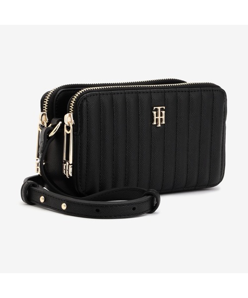 TOMMY HILFIGER(トミーヒルフィガー)の「キルティングショルダーバッグ(ショルダーバッグ・レディース・ブルー/ブラック/ベージュ・FREE)」の8枚目の写真