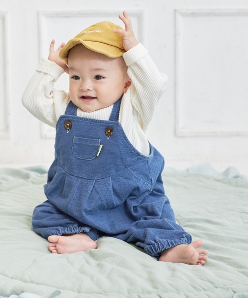 MAKE YOUR DAY(メイクユアデイ)の「ベビーオーバーオール(その他ベビーウェア・キッズ・ブルー/イエロー/オリーブ/ピンク・70/80)」の12枚目の写真