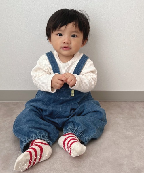 MAKE YOUR DAY(メイクユアデイ)の「ベビーオーバーオール(その他ベビーウェア・キッズ・ブルー/イエロー/オリーブ/ピンク・70/80)」の16枚目の写真