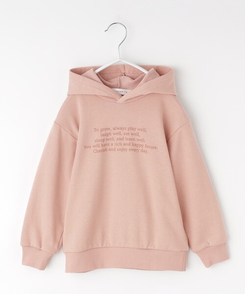 THE SHOP TK （ザ ショップ ティーケー ）の「【110-150】さりげないプリントスウェットプルパーカ（パーカー・キッズ・カーキ/ベビーピンク/オフホワイト/ネイビー・11/12/13/14/15 ）」の14枚目の写真