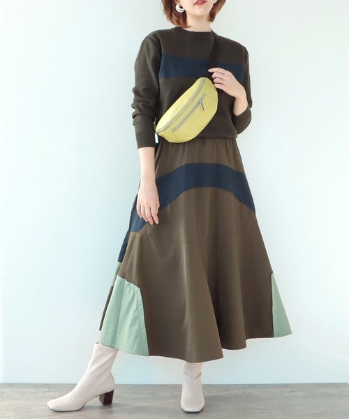 Cepica(セピカ)の「【cache cache / カシュカシュ】ミニポーチ付ボディバッグ(ボディバッグ/ウエストポーチ・レディース・グリーン/レオパード/ブラック・FREE)」の13枚目の写真