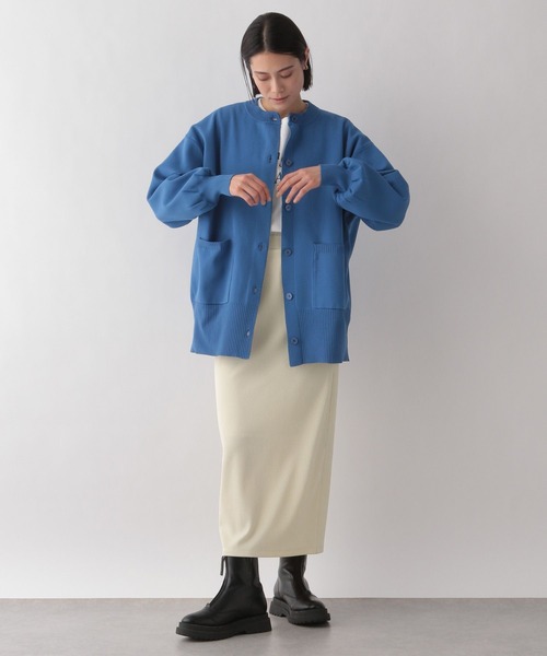 LOWRYS FARM（ローリーズファーム）の「ストレッチカットタイトスカート　184844（スカート・レディース・ブラック/イエロー/グリーン/アイボリー/ブルー/グレー・FREE）」の7枚目の写真