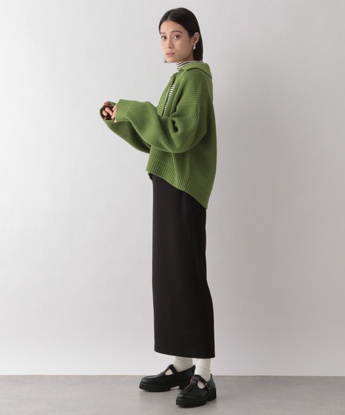 LOWRYS FARM（ローリーズファーム）の「ストレッチカットタイトスカート　184844（スカート・レディース・ブラック/イエロー/グリーン/アイボリー/ブルー/グレー・FREE）」の11枚目の写真