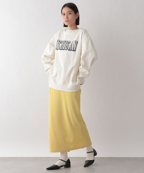 LOWRYS FARM（ローリーズファーム）の「ストレッチカットタイトスカート　184844（スカート・レディース・ブラック/イエロー/グリーン/アイボリー/ブルー/グレー・FREE）」の14枚目の写真