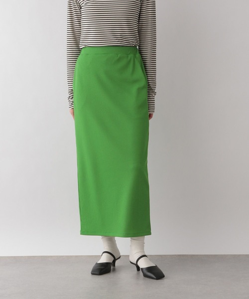 LOWRYS FARM（ローリーズファーム）の「ストレッチカットタイトスカート　184844（スカート・レディース・ブラック/イエロー/グリーン/アイボリー/ブルー/グレー・FREE）」の18枚目の写真