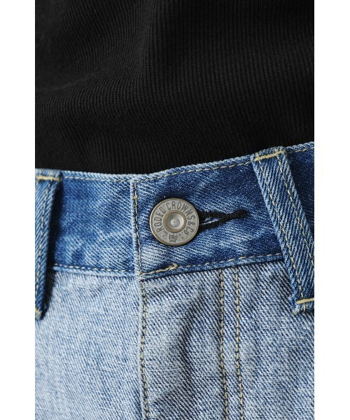 RODEO CROWNS WIDE BOWL（ロデオクラウンズワイドボウル）の「DENIM リメイクライクスカート（デニムスカート・レディース・ブルー・MEDIUM/X-SMALL/SMALL）」の8枚目の写真