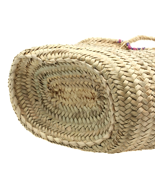 Kastane（カスタネ）の「【Kastane】ラウンドバスケット（かごバッグ・レディース・ライトベージュ・FREE）」の7枚目の写真