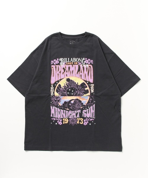BILLABONG（ビラボン）の「BILLABONG/ビラボン  ビッグシルエット/オーバーサイズ/グラフィックTシャツ   BD013-207（Tシャツ/カットソー・レディース・ブラック×ピンク/ホワイト×ブルー/ブルー・L/M）」の20枚目の写真