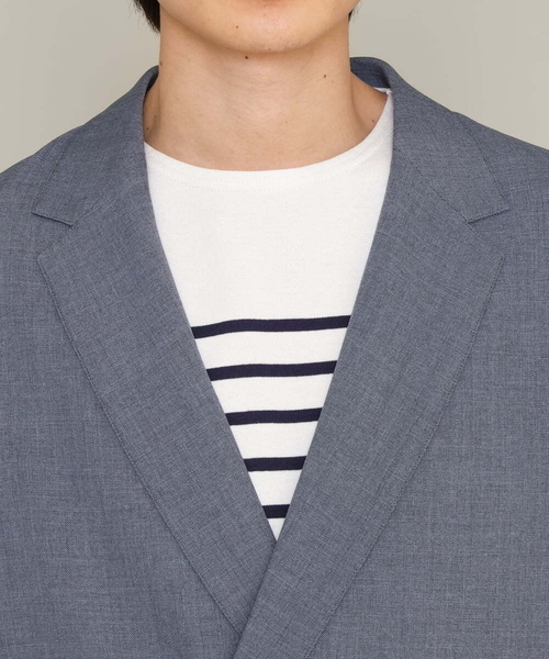 a.v.v（アーヴェヴェ）の「ワンサイズダブルジャケット(セットアップ可）（テーラードジャケット・メンズ・モカ/グレー・53）」の12枚目の写真