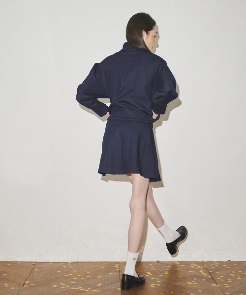 MIRO AMURETTE（ミロアミュレット）の「primavera pleats skirt/デニムプリーツスカート（スカート・レディース・ネイビー・FREE）」の14枚目の写真