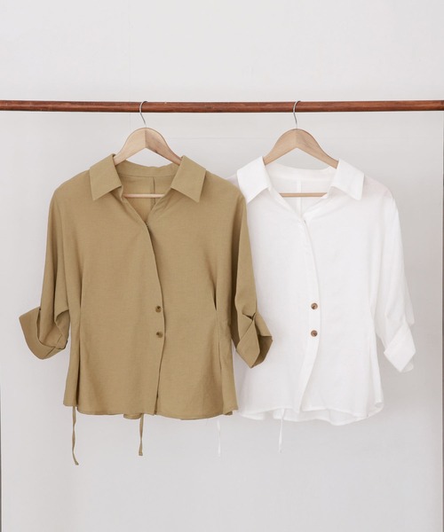 サマーシャツブラウス（シャツ/ブラウス）｜Isn't She?（イズントシー） 6,300円