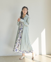 idem | pleats nuance onepiece/ベルト付プリーツワンピース(ワンピース)