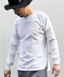 BURNOUT | ハット刺繍 フットボール L/T(Tシャツ/カットソー)
