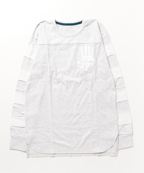 BURNOUT(バーンアウト)の「ハット刺繍 フットボール L/T(Tシャツ/カットソー・メンズ・ホワイト/ヘザーグレー/ブラック・M/L)」の11枚目の写真