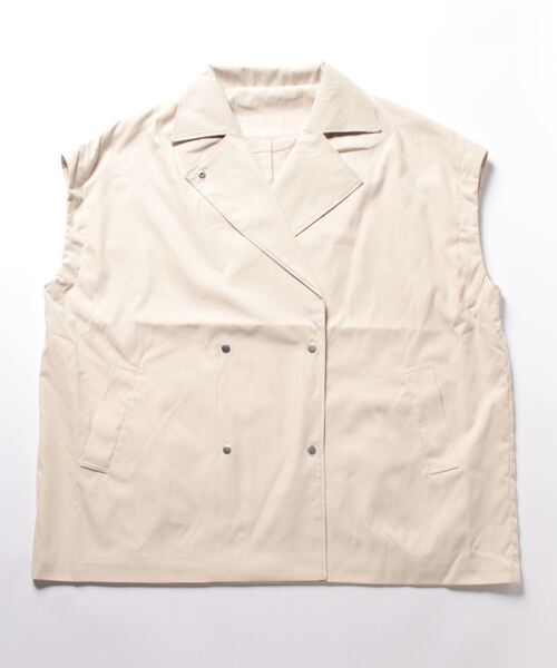 FREE'S MART(フリーズマート)の「2Way袖取り外しミドル丈トレンチコート(トレンチコート・レディース・ベージュ/ホワイト・FREE)」の17枚目の写真