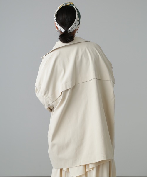 FREE'S MART(フリーズマート)の「2Way袖取り外しミドル丈トレンチコート(トレンチコート・レディース・ベージュ/ホワイト・FREE)」の11枚目の写真