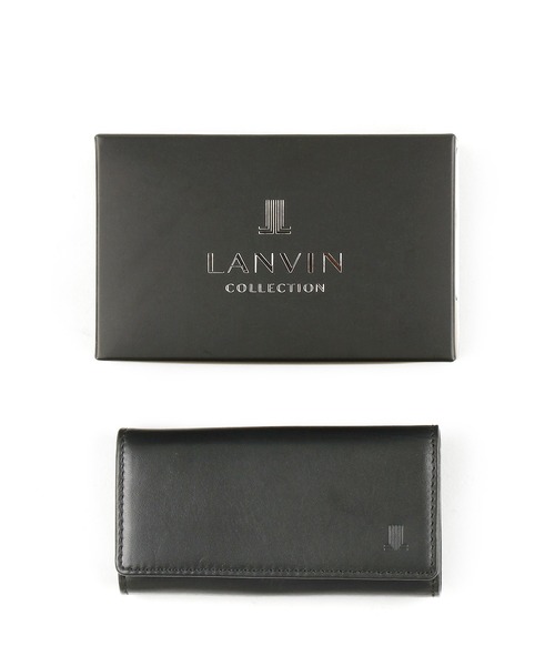 LANVIN collection（ランバン コレクション）の「COMBINATION KEY CASE【コンビネーションキーケース】（キーケース/キーアクセサリー・メンズ・ブラック/ネイビー・FREE）」の6枚目の写真
